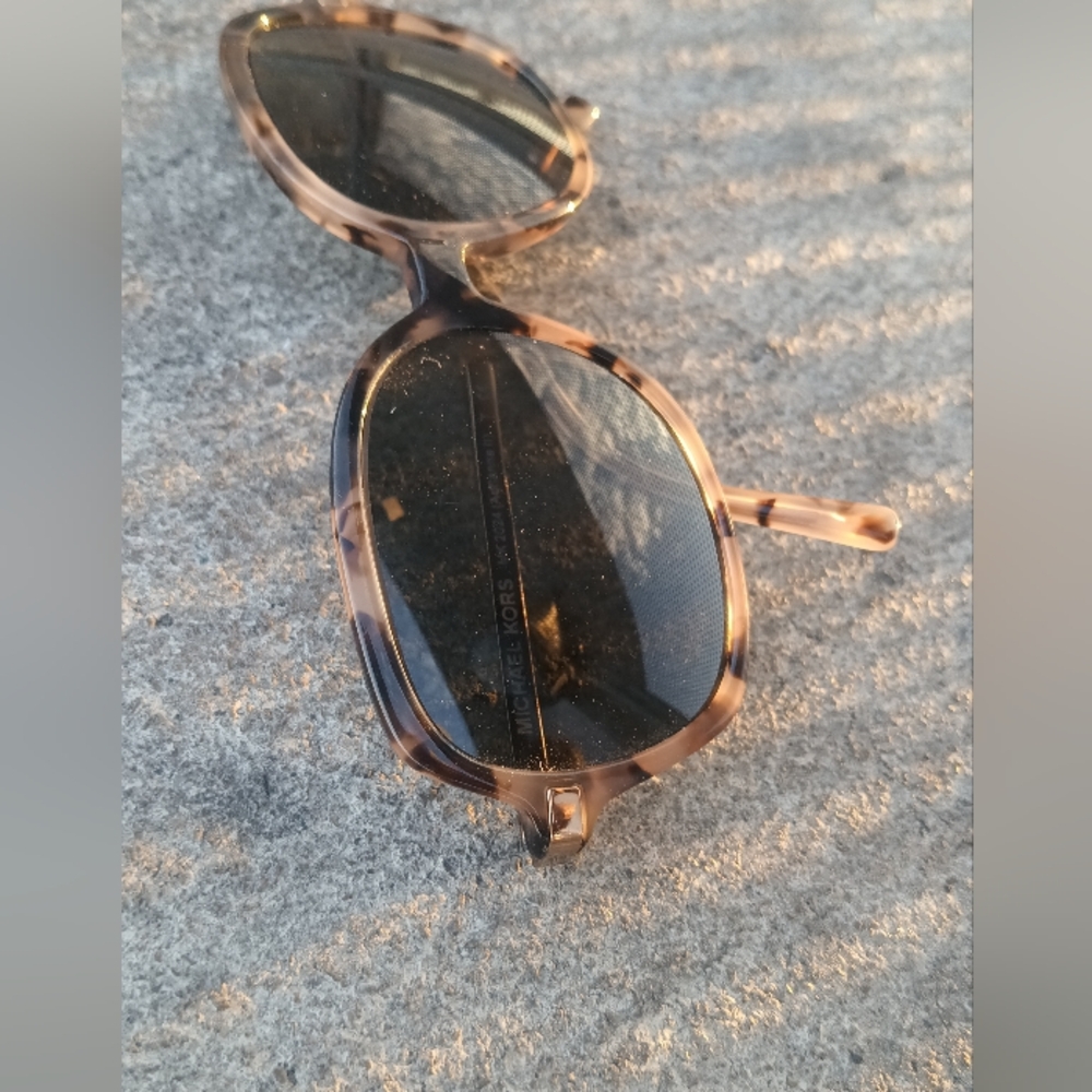 MICHAEL KORS brown black Tortoise Square 57 mm Women's Sunglasses